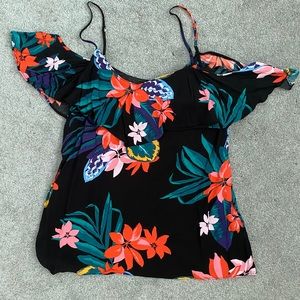 Beautiful floral print w/ peplum top!